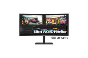 34" Monitor Ultra WQHD, curvo 1000R y USB tipo-C