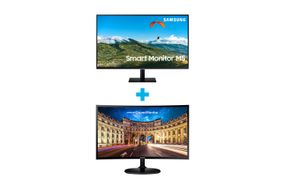 27" Smart Monitor & 24" Curved