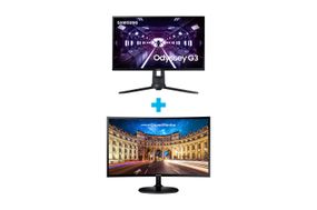 27" Gaming & 24" Curved